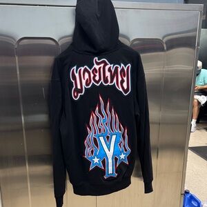 Black Graphic Hoodie